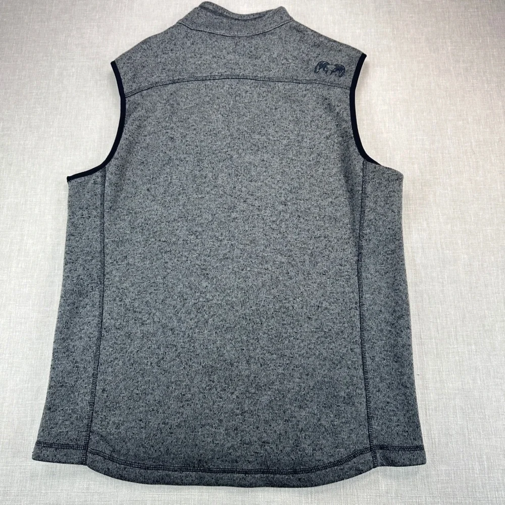 KUIU Vest Mens L Gray Base Camp High Loft Fleece Full Zip Outdoor Hiking EUC